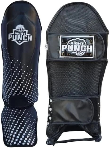 MMA Shin Pads - Red MMA Shin Guards - RightPunch Sports