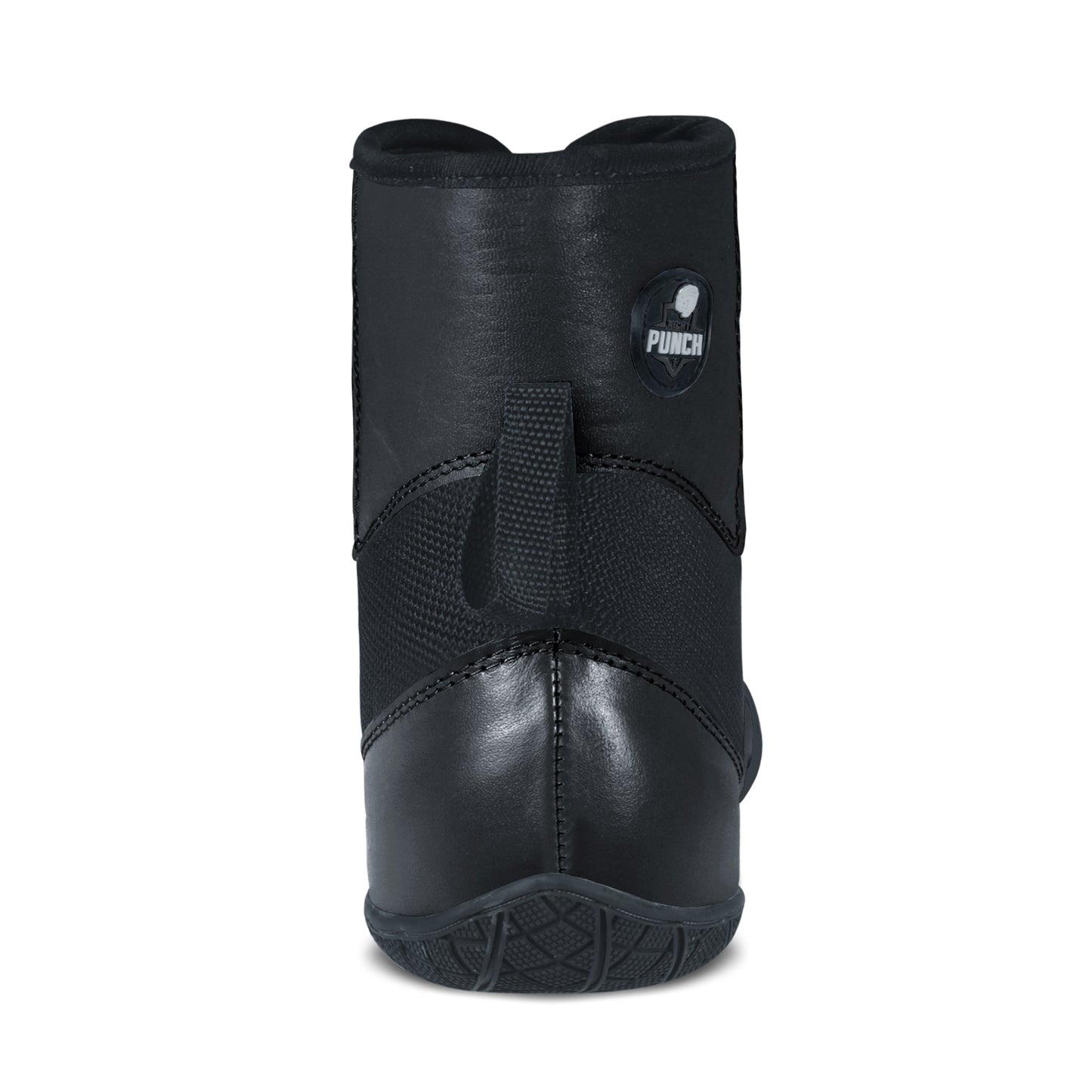 RightPunch High - Top Black Boxing and Wrestling Shoes - RightPunch Sports