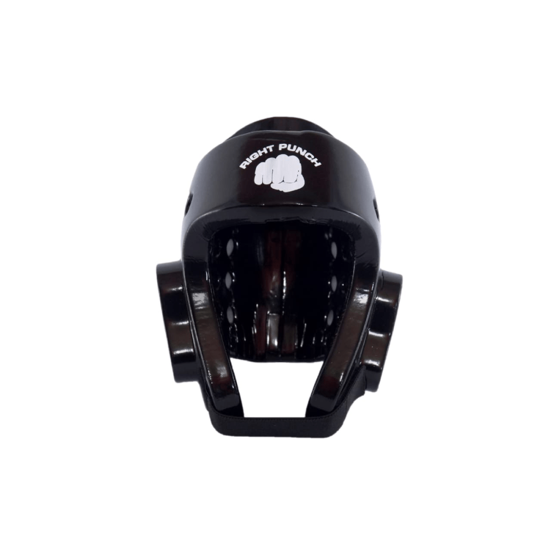 RightPunch Karate and Taekwondo Head Guard Black - RightPunch Sports