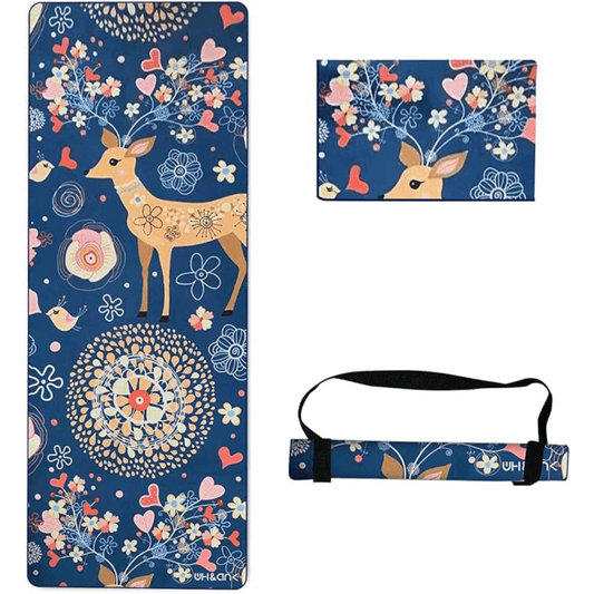 RightPunch Natural Rubber Yoga Mat – Non - Slip Grip for All Yoga Styles - RightPunch Sports
