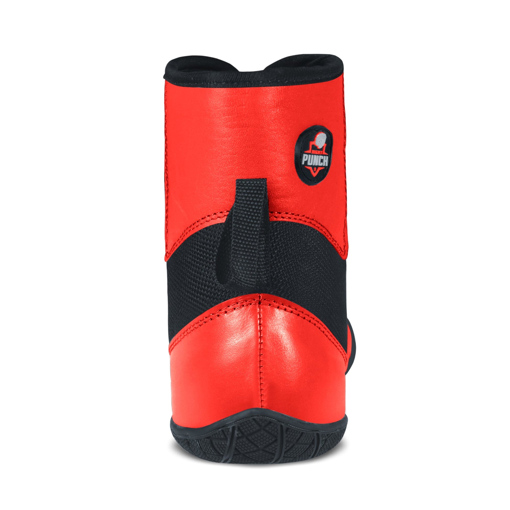 RightPunch Red High - Top Boxing and Wrestling Shoes - RightPunch Sports