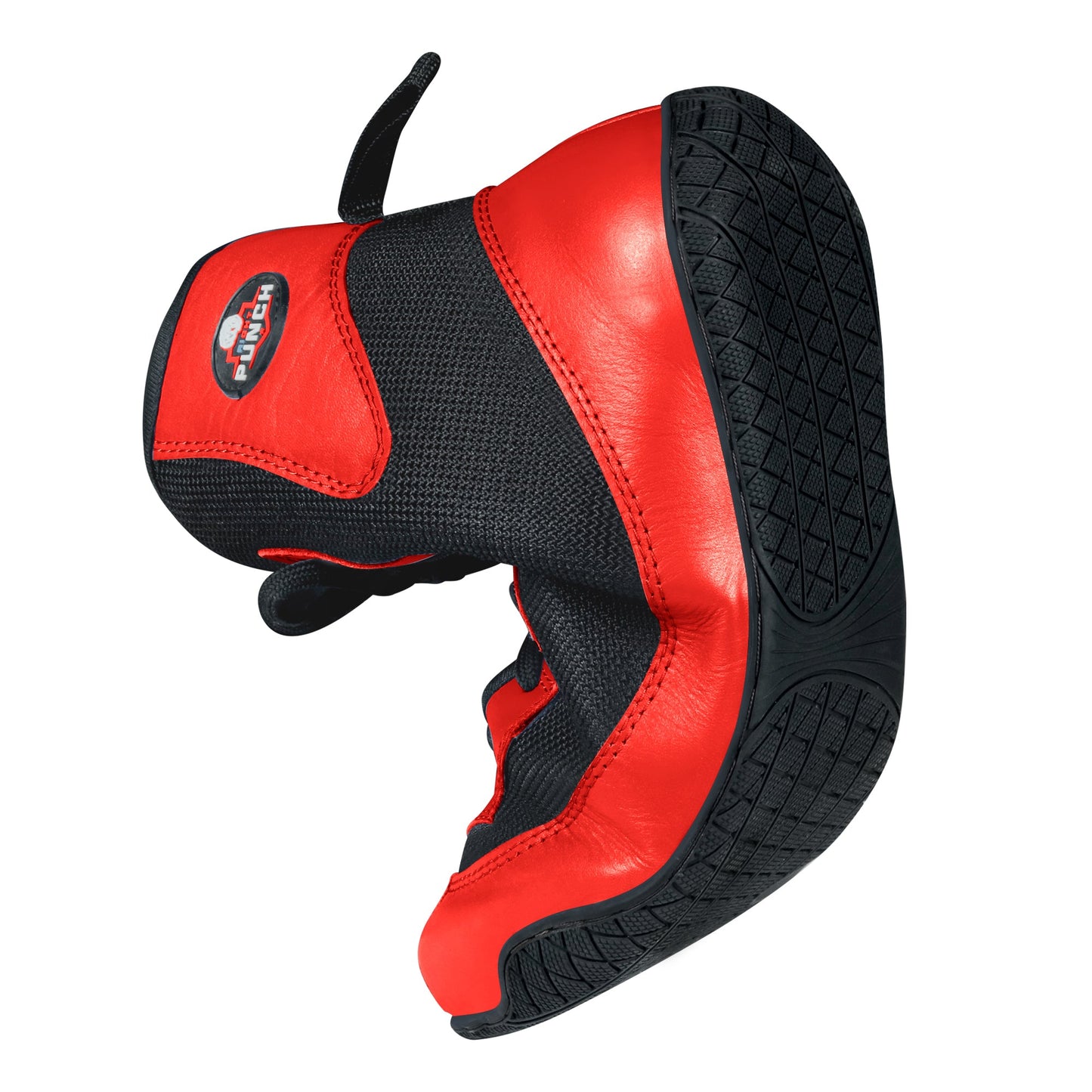 RightPunch Red High - Top Boxing and Wrestling Shoes - RightPunch Sports