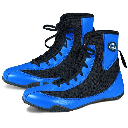 RightPunch White High - Top Boxing and Wrestling Shoes - RightPunch Sports