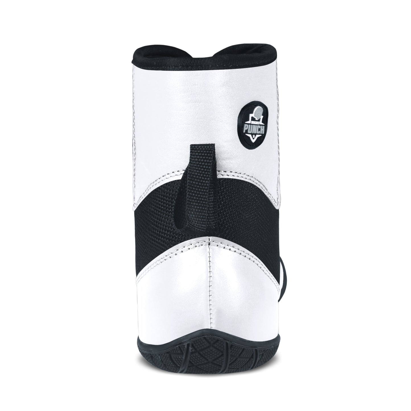 RightPunch White High - Top Boxing and Wrestling Shoes - RightPunch Sports