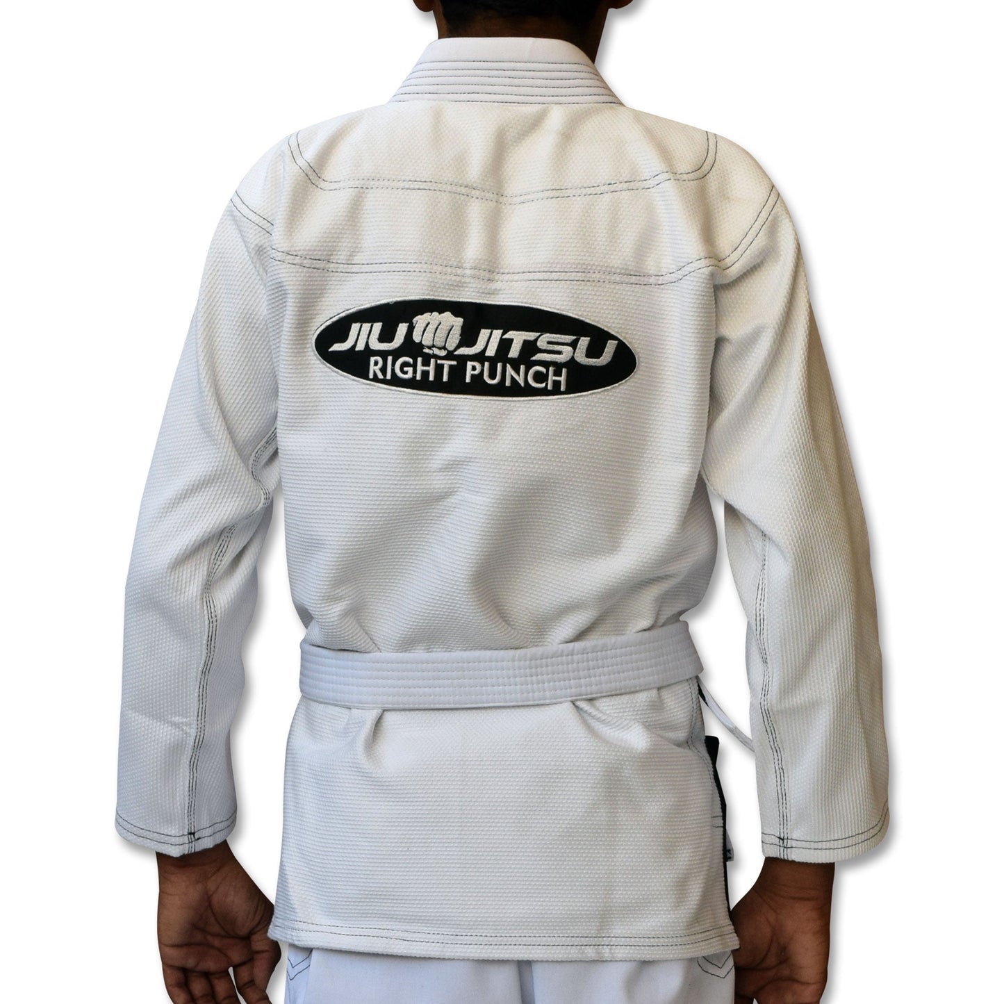 White Bjj Gi for Kids - Brazilian Jiu Jitsu for Kids With Free Belt.